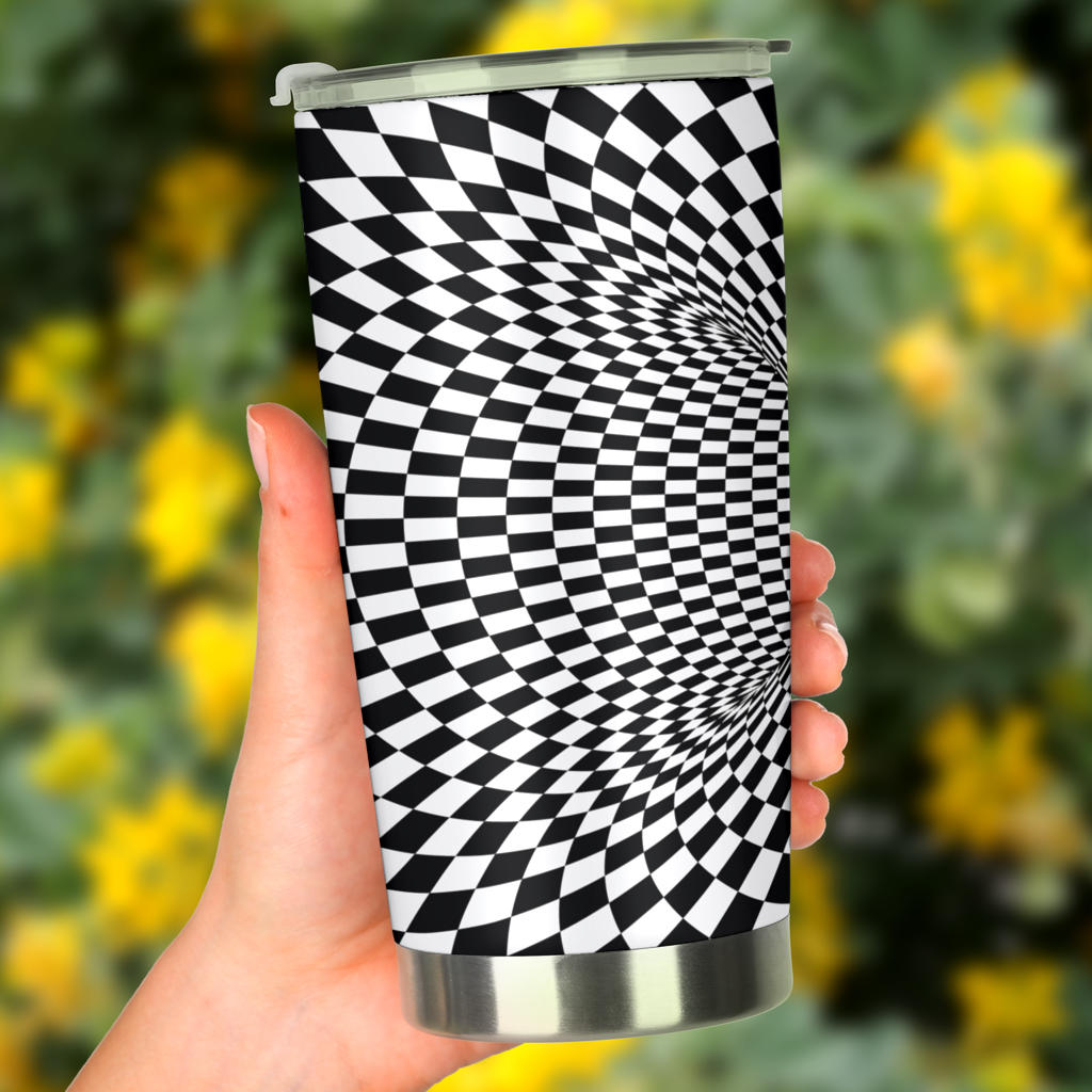 Optical illusion Projection Torus Tumbler