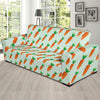 Carrot Pattern Print Design 05 Sofa Slipcover