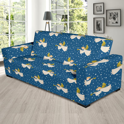 Angel Pattern Print Design 08 Sofa Slipcover