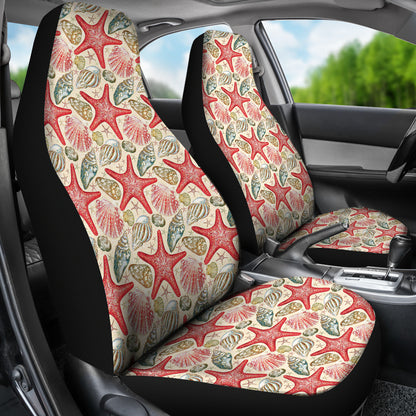 Seashell Print Design LKS301 Car Seat Covers