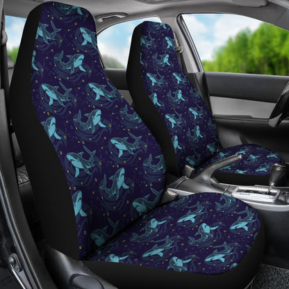 Shark Print Design LKS306 Car Seat Covers