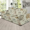 Owl Pattern Print Design A03 Sofa Slipcover