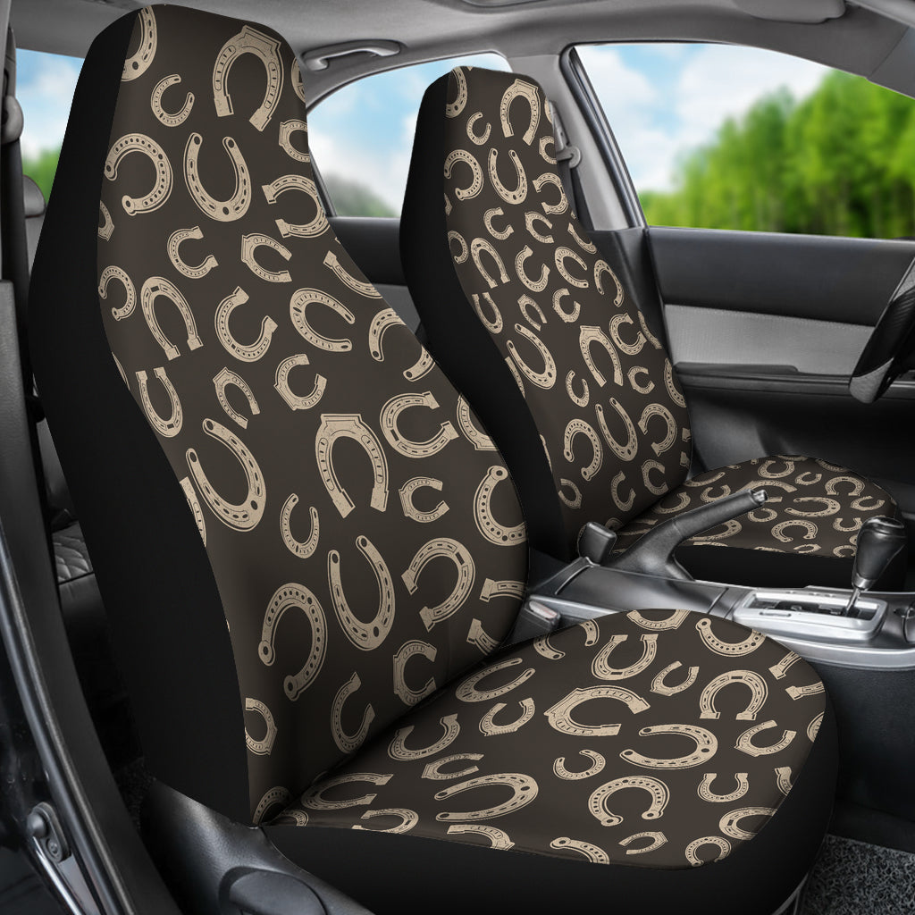 Horseshoe Print Design LKS303 Car Seat Covers