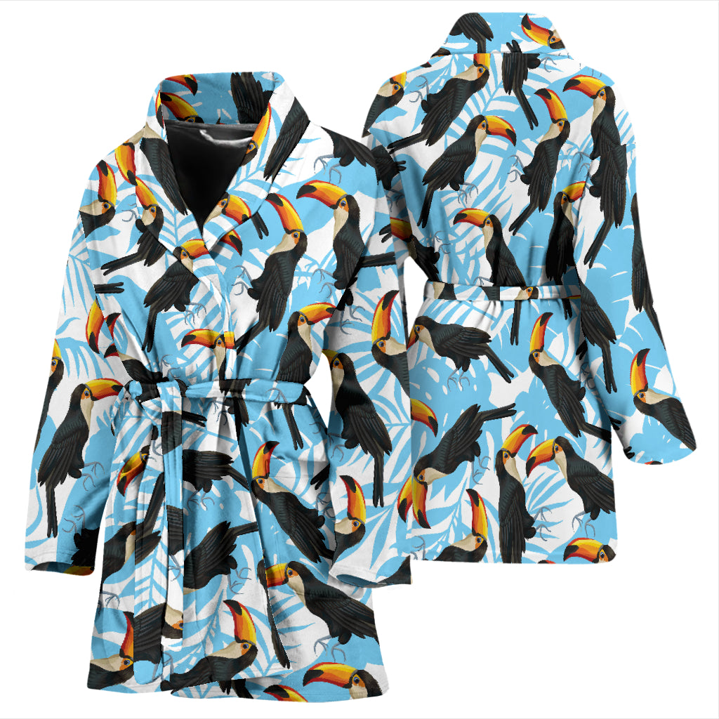 Toucan Print Design LKS303 Women Bathrobe