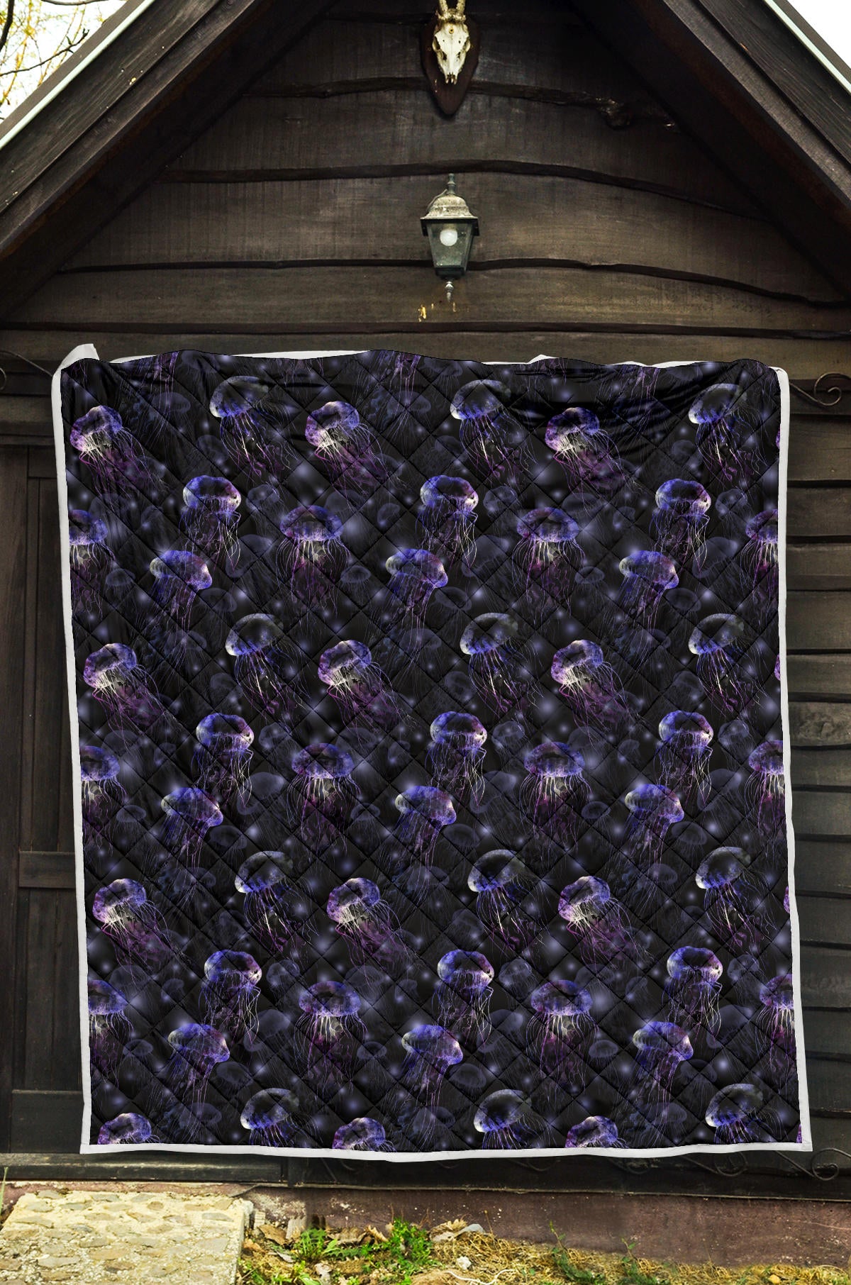 Jellyfish Themed Quilt Bedspread