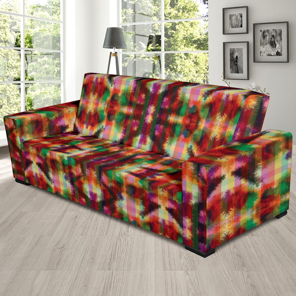 Tie Dye Print Design LKS301 Sofa Slipcover