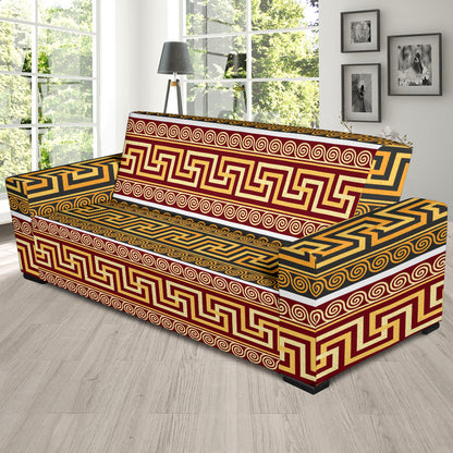 Ancient Greek Pattern Print Design LKS302 Sofa Slipcover