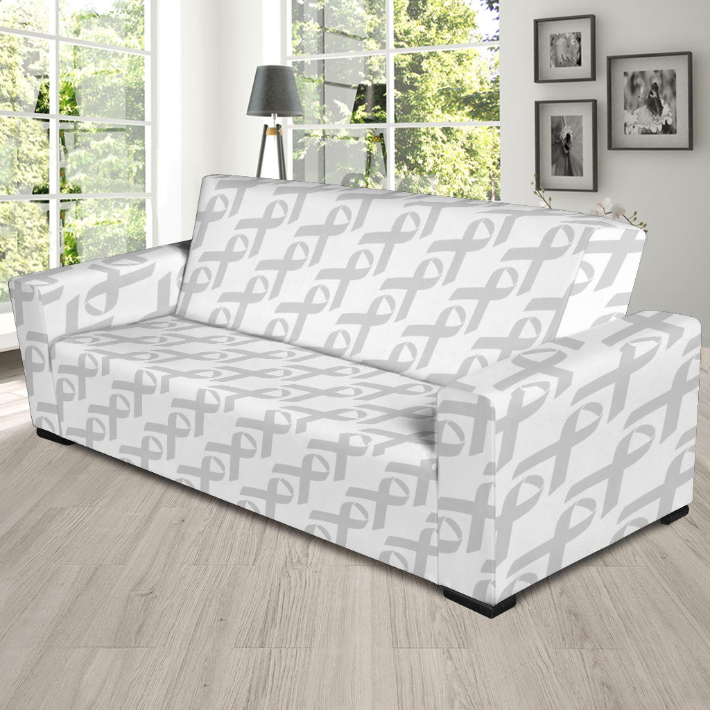 Brain cancer Pattern Print Design 02 Sofa Slipcover