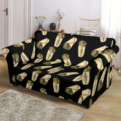 Burrito Print Design LKS303 Loveseat Couch Slipcover