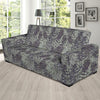 Camouflage Fern Pattern Print Design 05 Sofa Slipcover