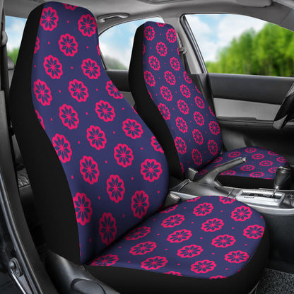 Water Lily Print Design LKS301 Car Seat Covers
