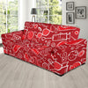 Phlebotomist Pattern Print Design A02 Sofa Slipcover