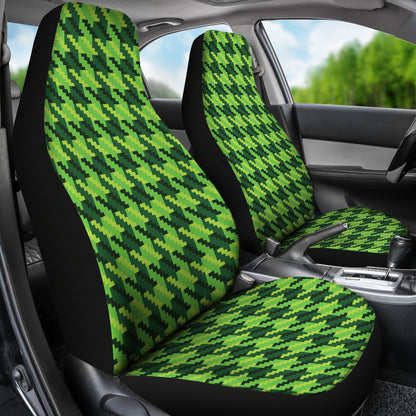 St Patricks Day Houndstooth Pattern Print LKS301 Car Seat Covers