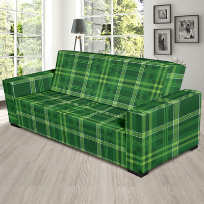 Irish Plaid Pattern Print Design 02 Sofa Slipcover