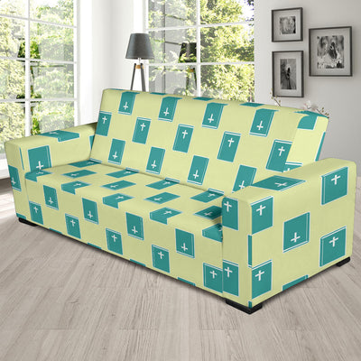 Bible Pattern Print Design 04 Sofa Slipcover