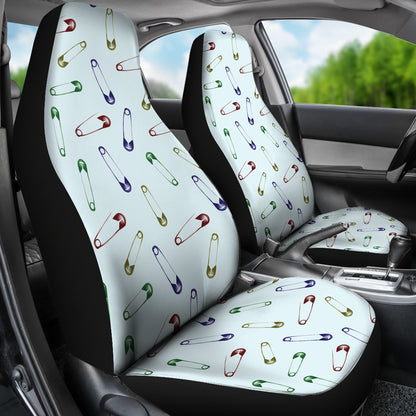 Safety Pin Print Design LKS303 Car Seat Covers