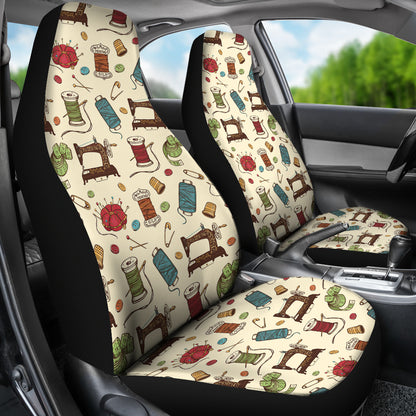 Sewing Equipment Print Design LKS303 Car Seat Covers
