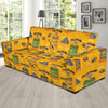 Maracas Mexican Style Pattern Print Design 02 Sofa Slipcover