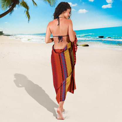 Mexican Pattern Print Design 05 Sarong Pareo Wrap
