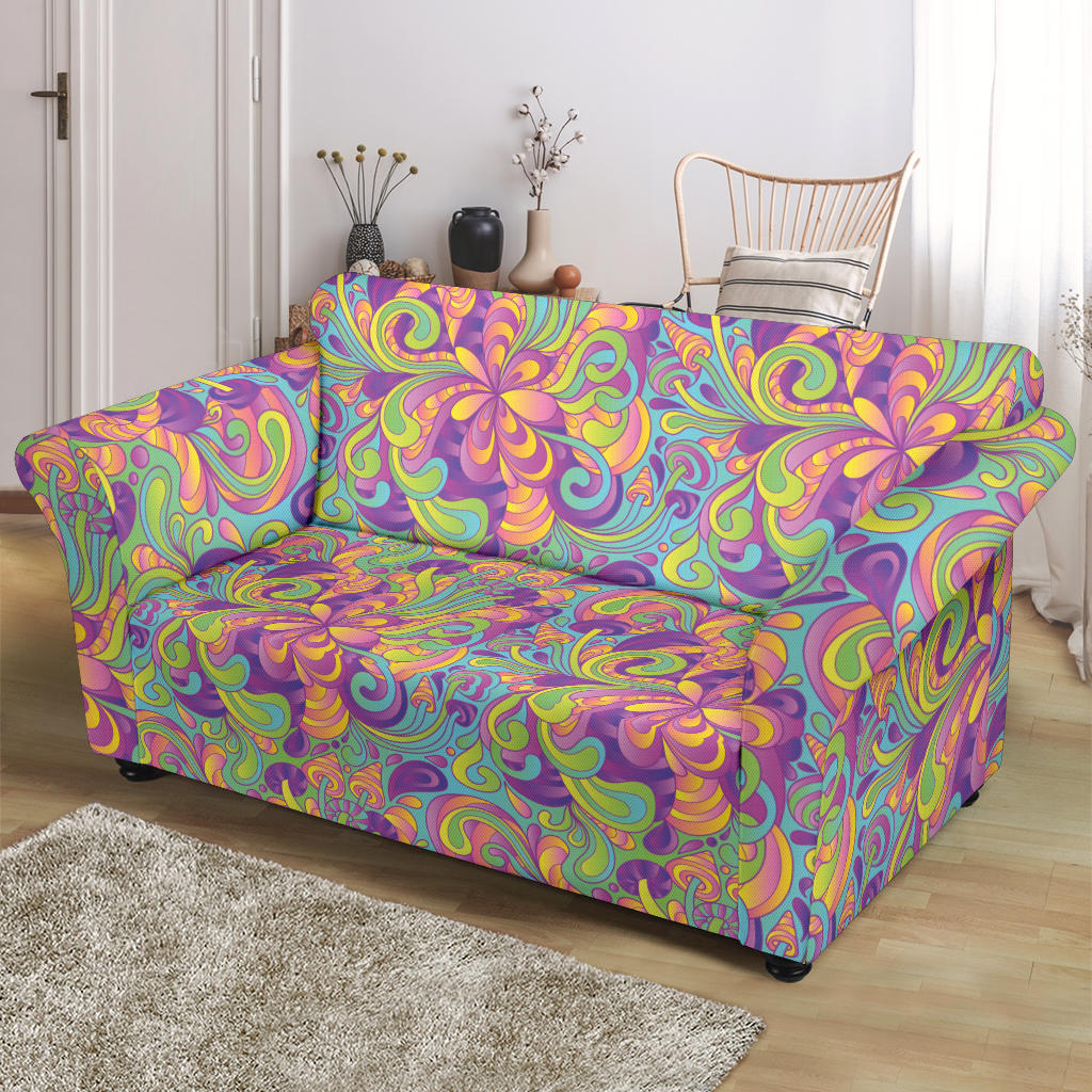 Trippy Print Design LKS306 Loveseat Couch Slipcover