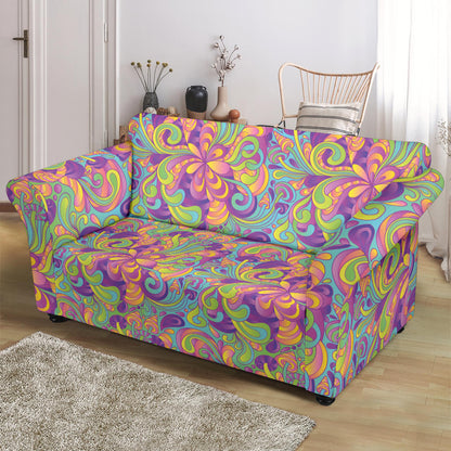 Trippy Print Design LKS306 Loveseat Couch Slipcover