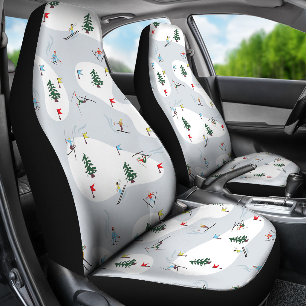 Ski Print Design LKS305 Car Seat Covers