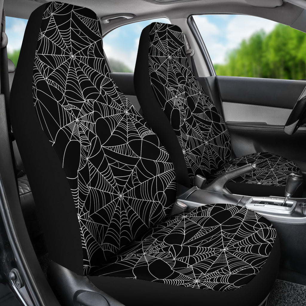 Spider Web Print Design LKS301 Car Seat Covers
