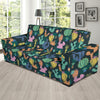 Cactus Pattern Print Design 05 Sofa Slipcover