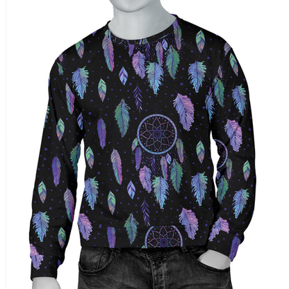 Dream Catcher Tribal Design Men Long Sleeve Sweatshirt