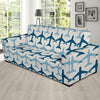 Airplane Pattern Print Design 04 Sofa Slipcover