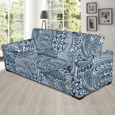 Polynesian Pattern Print Design A03 Sofa Slipcover