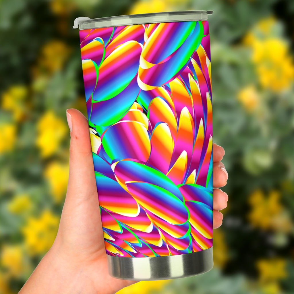 Psychedelic Trippy Pattern Tumbler