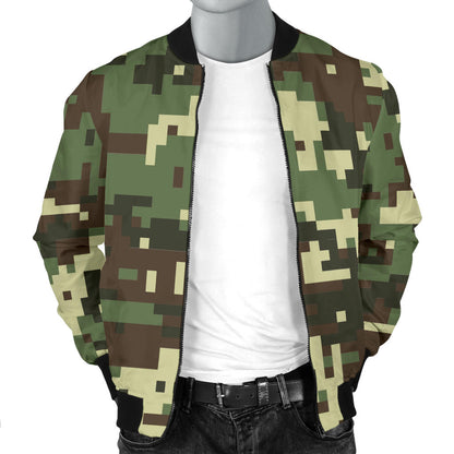 ACU Digital Army Camouflage Men Bomber Jacket