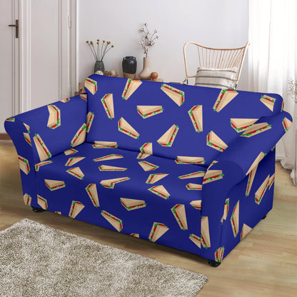 Sandwich Print Design LKS303 Loveseat Couch Slipcover