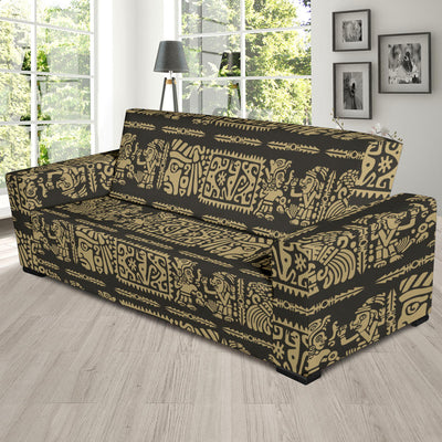 Mayan Pattern Print Design 02 Sofa Slipcover