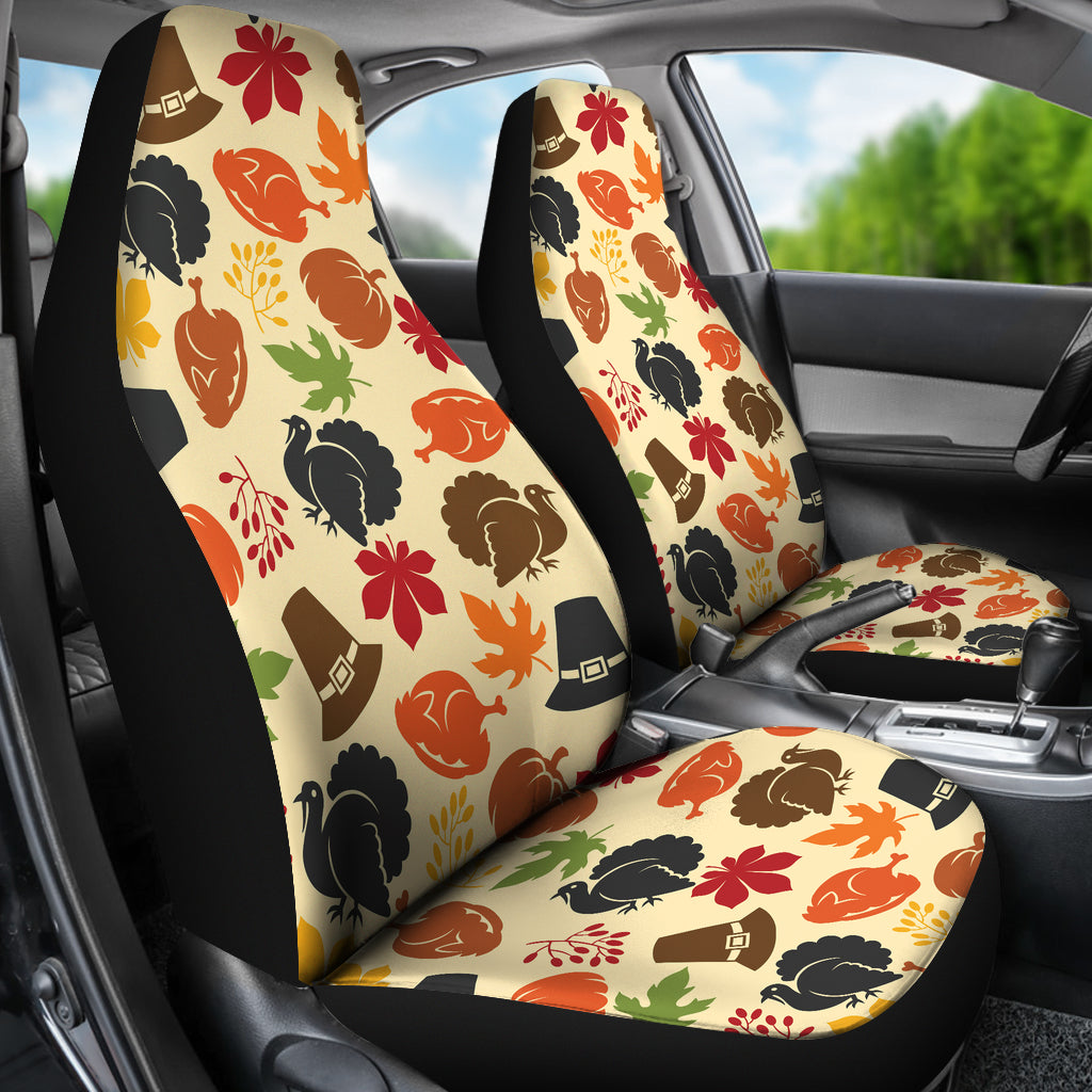 Thanksgiving Print Design LKS303 Car Seat Covers