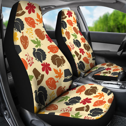 Thanksgiving Print Design LKS303 Car Seat Covers