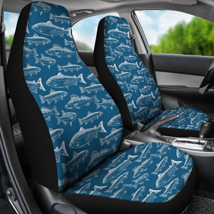 Salmon Fish Print Design LKS301 Car Seat Covers