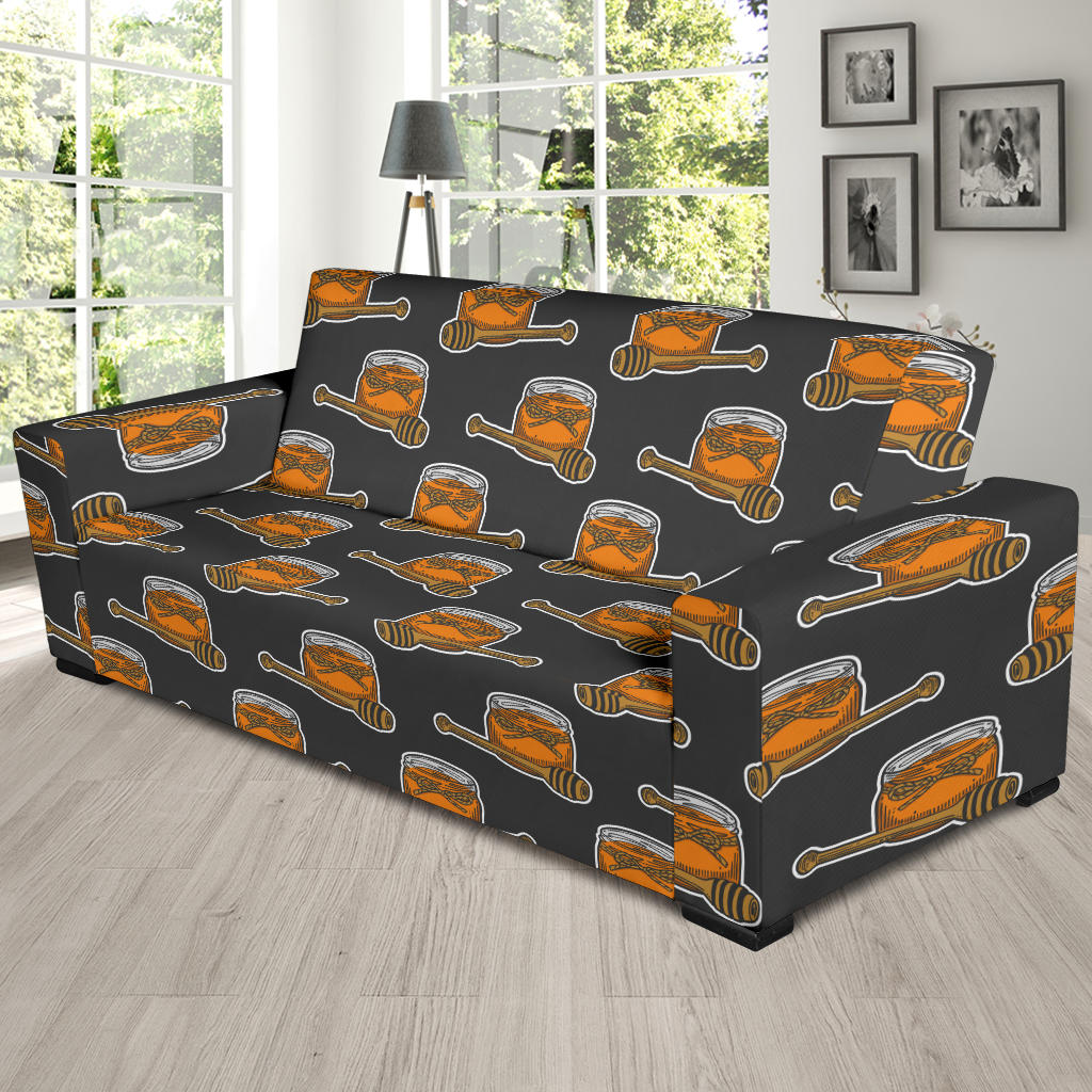Honey Bee Print Design LKS305 Sofa Slipcover