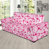 Breast cancer Pattern Print Design 04 Sofa Slipcover