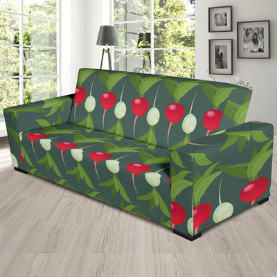 Radish Pattern Print Design A03 Sofa Slipcover