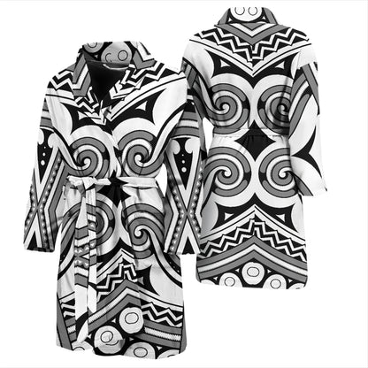 Samoan Pattern Print Design LKS302 Men Bathrobe