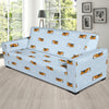 Beagle Pattern Print Design 06 Sofa Slipcover