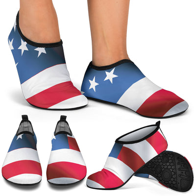 American flag Classic Aqua Water Shoes