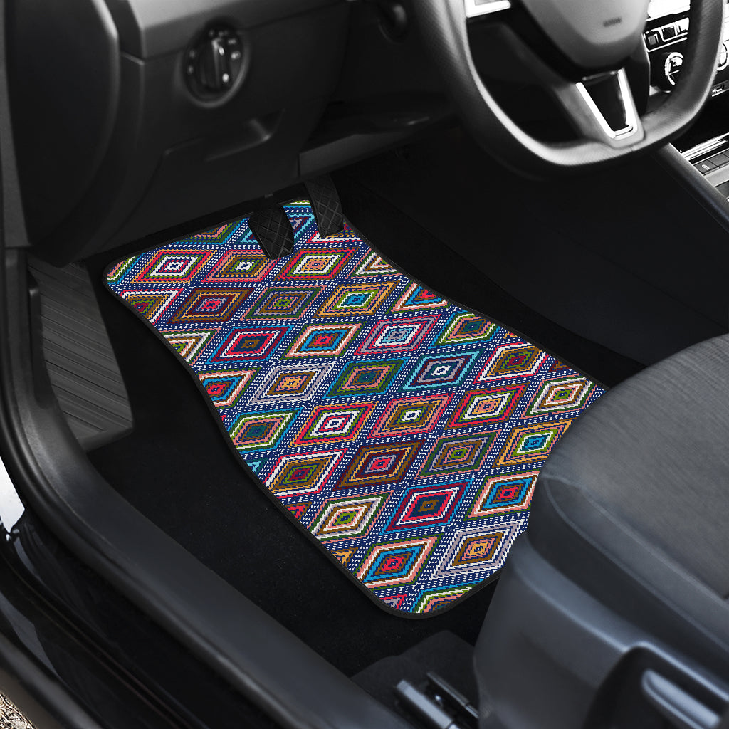 Southwestern Design Car Floor Mats Front Back
