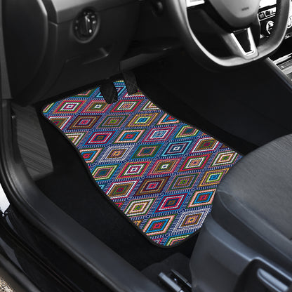 Southwestern Design Car Floor Mats Front Back