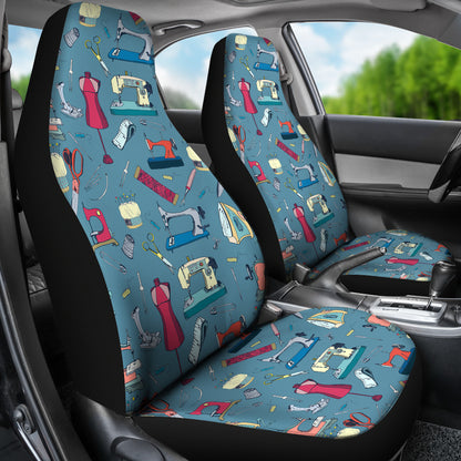 Sewing Equipment Print Design LKS301 Car Seat Covers