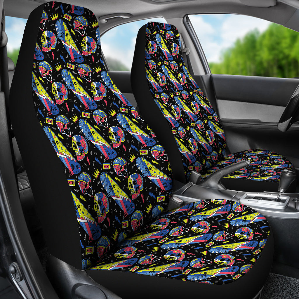 Skateboard Print Design LKS304 Car Seat Covers