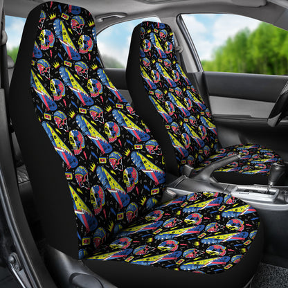 Skateboard Print Design LKS304 Car Seat Covers