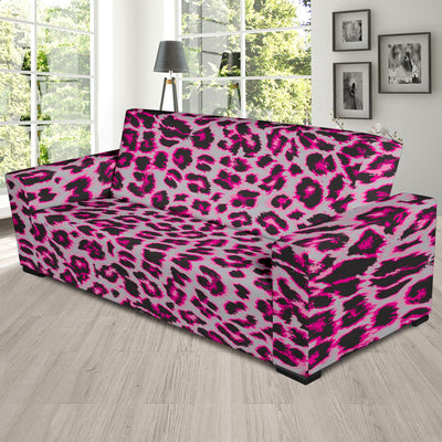 Leopard Pattern Print Design 02 Sofa Slipcover